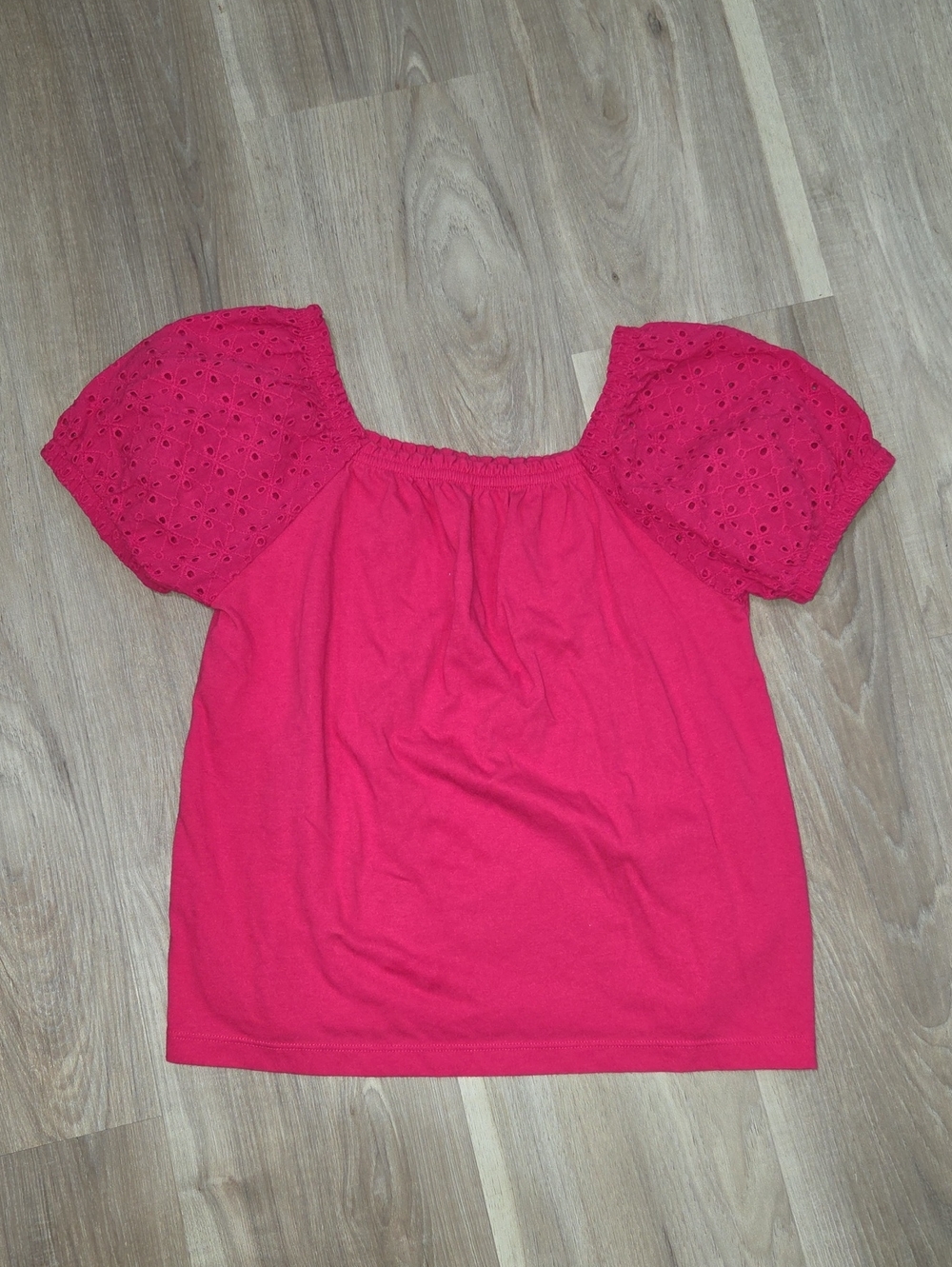 •Wonder Nation• Little Girls Pink Knitwork Sleeved Blouse